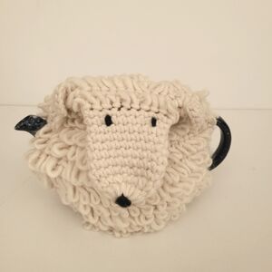 NWT WORLD MARKET Lamb Tea Cozy Knit Cream color